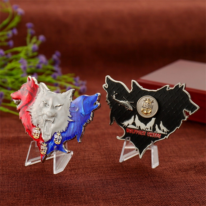 Wolfpack Chiefs Military Challenge Coin