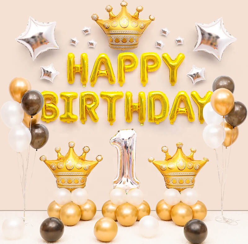 Foil Balloon-Happy Birthday Set