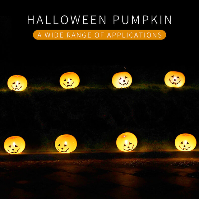 Halloween Day Decoration Flashing LED pumpkim lamp Balloon