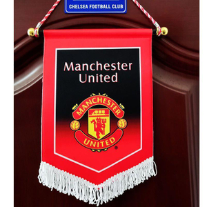 Customized Printing Football Club Flag Pennants with Fringe