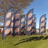 Promotional Custom Printing Polyester Outdoor Beach Flag 
