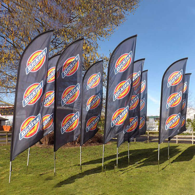 Promotional Custom Printing Polyester Outdoor Beach Flag 