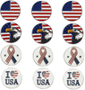 2024 Best Custom Magnetic mini gold Silver Golf Ball Markers