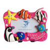 Custom Cartoon Gift PVC Rubber Photo Frame with Magnetic Back
