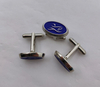 Cheap Custom Logo Tie Pin Cufflink with velvet box 