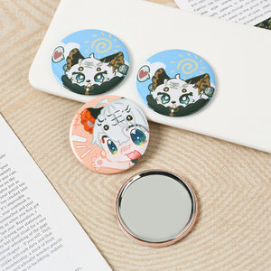 Promotion Gift Personalised Fashion Mirror Button Badge 