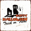 30X30cm High Quality Halloween Wall Mounted Tin sign