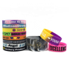 Wholesale Custom Fashion Printed Logo Silicone Wristband