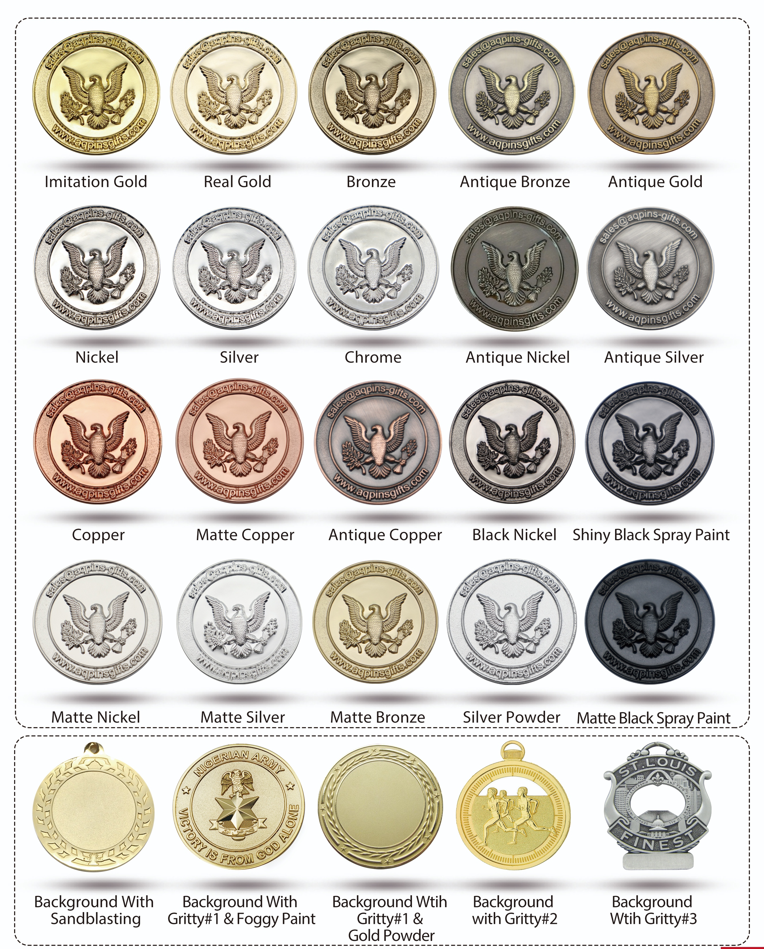 Plating color finishing 