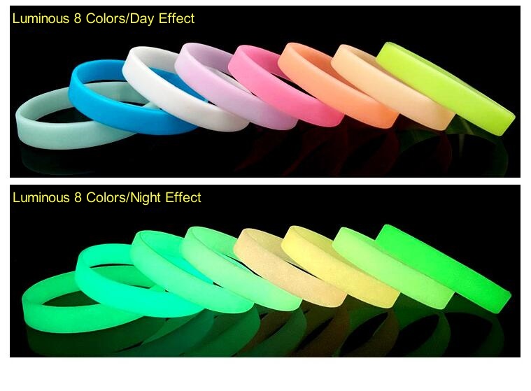 Glowing Luminous Silicone Wristband