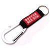 Custom PVC Logo Short Strap Lanyard With Carabiner And Ring