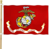 Customized American 3X5 FOOT Marine Corps Military Flag