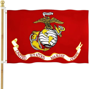 Customized American 3X5 FOOT Marine Corps Military Flag