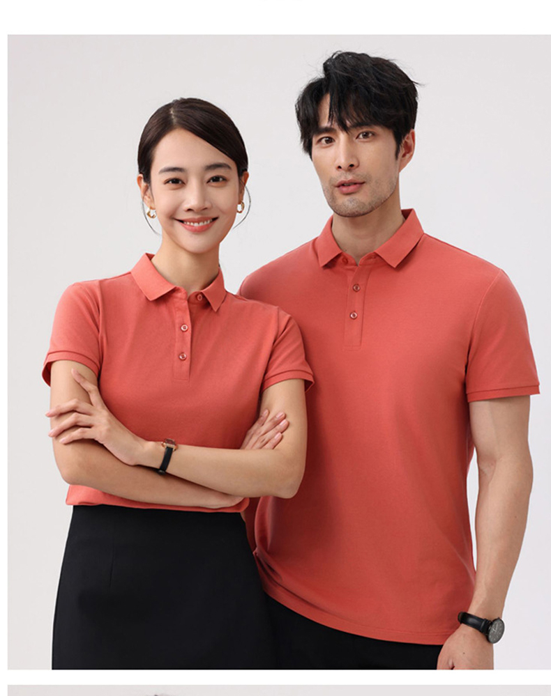Business Restaurant Waiter Uniform Polo T-Shirt 