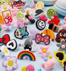 Removable Cartoon Cute PVC Crocs Charm Decoration For Shoes