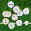 Customised Plastic ABS Golf Ball Marker Poker Chip Set 