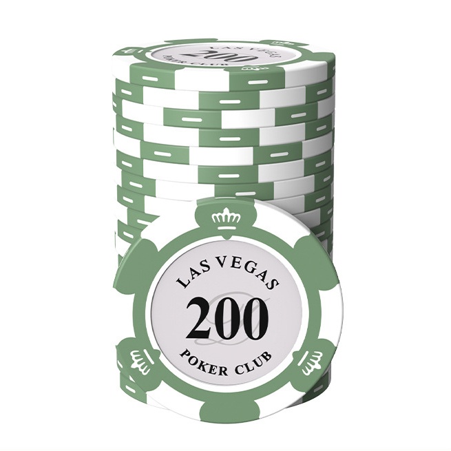 Round Clay Poker Clips