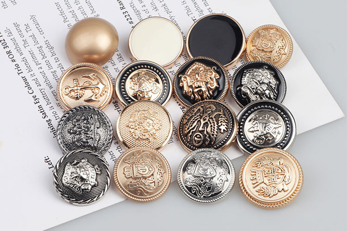 Military Lions Buttons