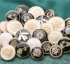 Custom Personalized Fashion Soft Enamel Zinc Alloy Buttons 