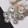 Custom Logo Chanel Style Metal Buttons With Rhinestone