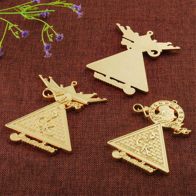 Custom Gold Knowledge/ King Guardians Metal Pendant Necklace