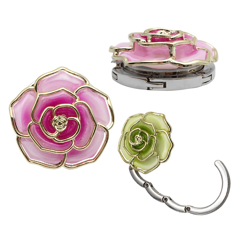 Rose Flowers Women Snap Bag Hanger 