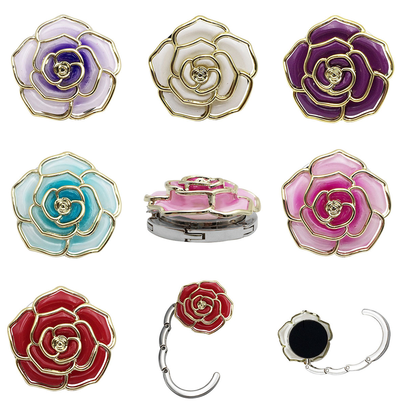 Rose Flowers Women Snap Bag Hanger 