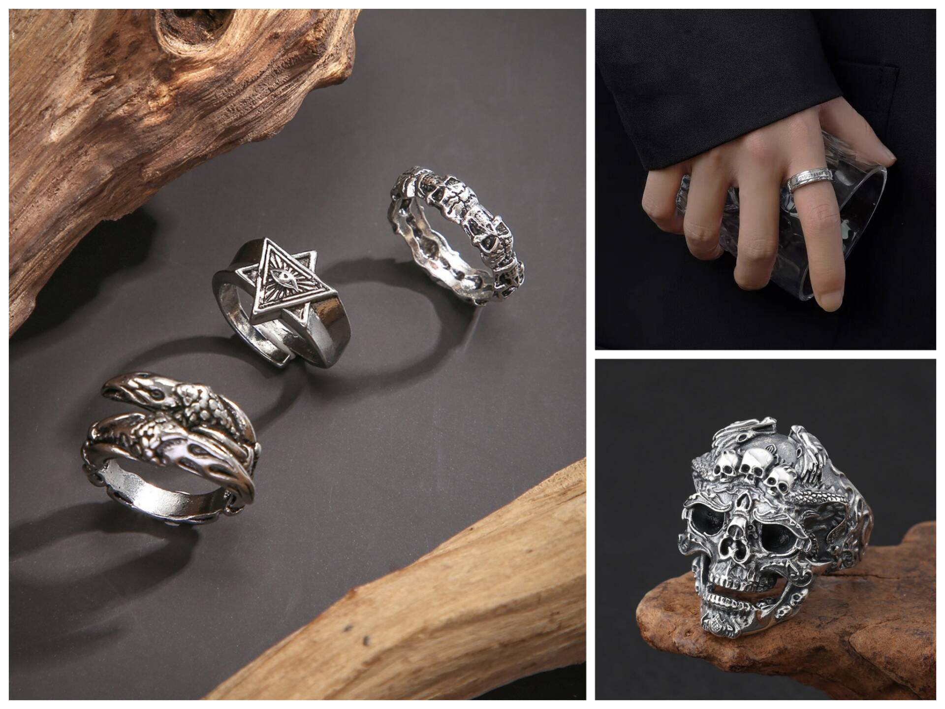 Metal ring custom logo 1