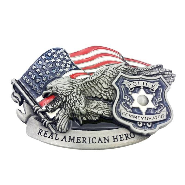 Antique Custom Zinc Alloy Metal Crafts Police Belt Buckle