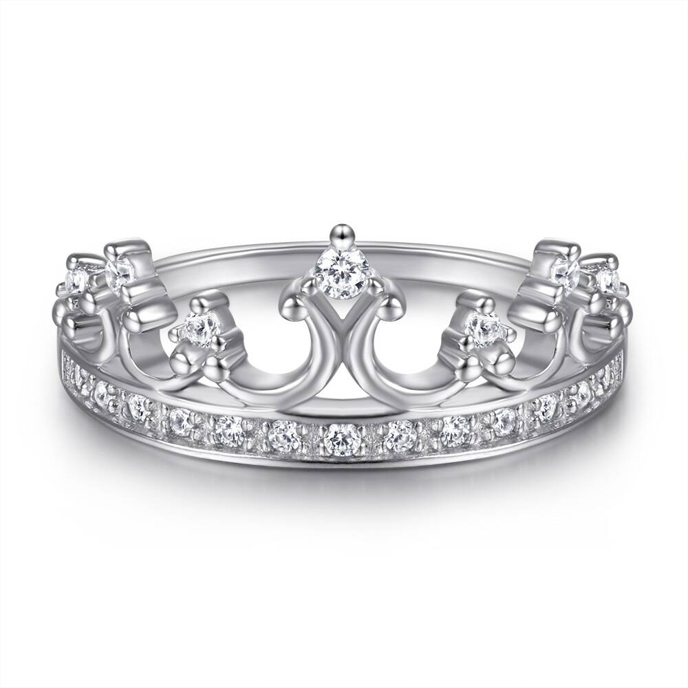 925 Sterling Silver Rhinestone Rings