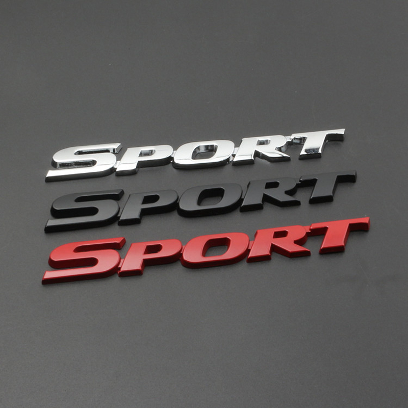 sport letter car emblem 