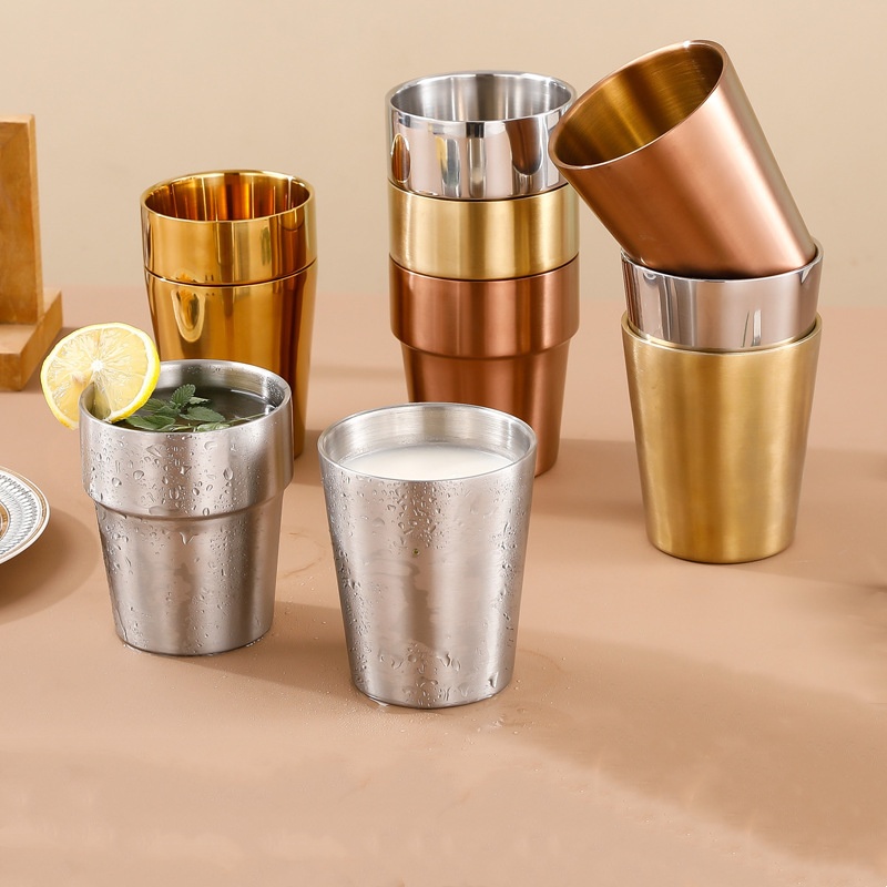 Metal Stainless Steel Coffee Mug Cup Bottle