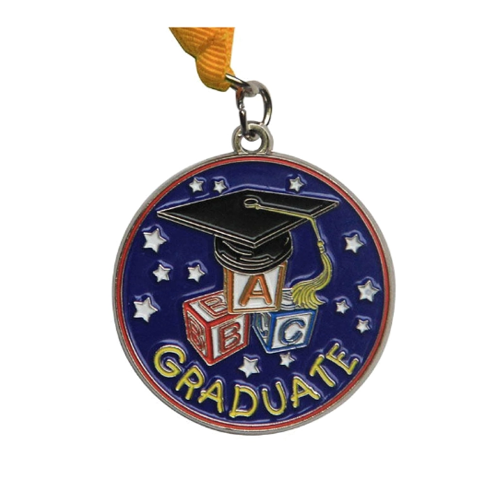 Graduation Zinc Alloy Medal