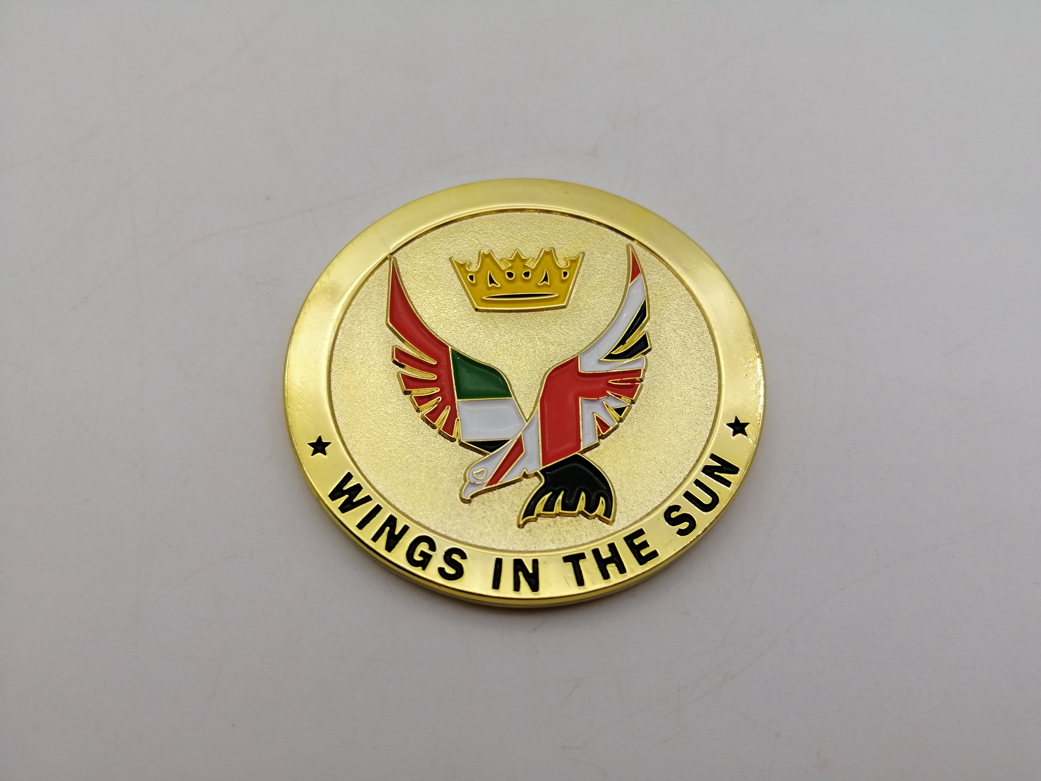 2D challenge coin 