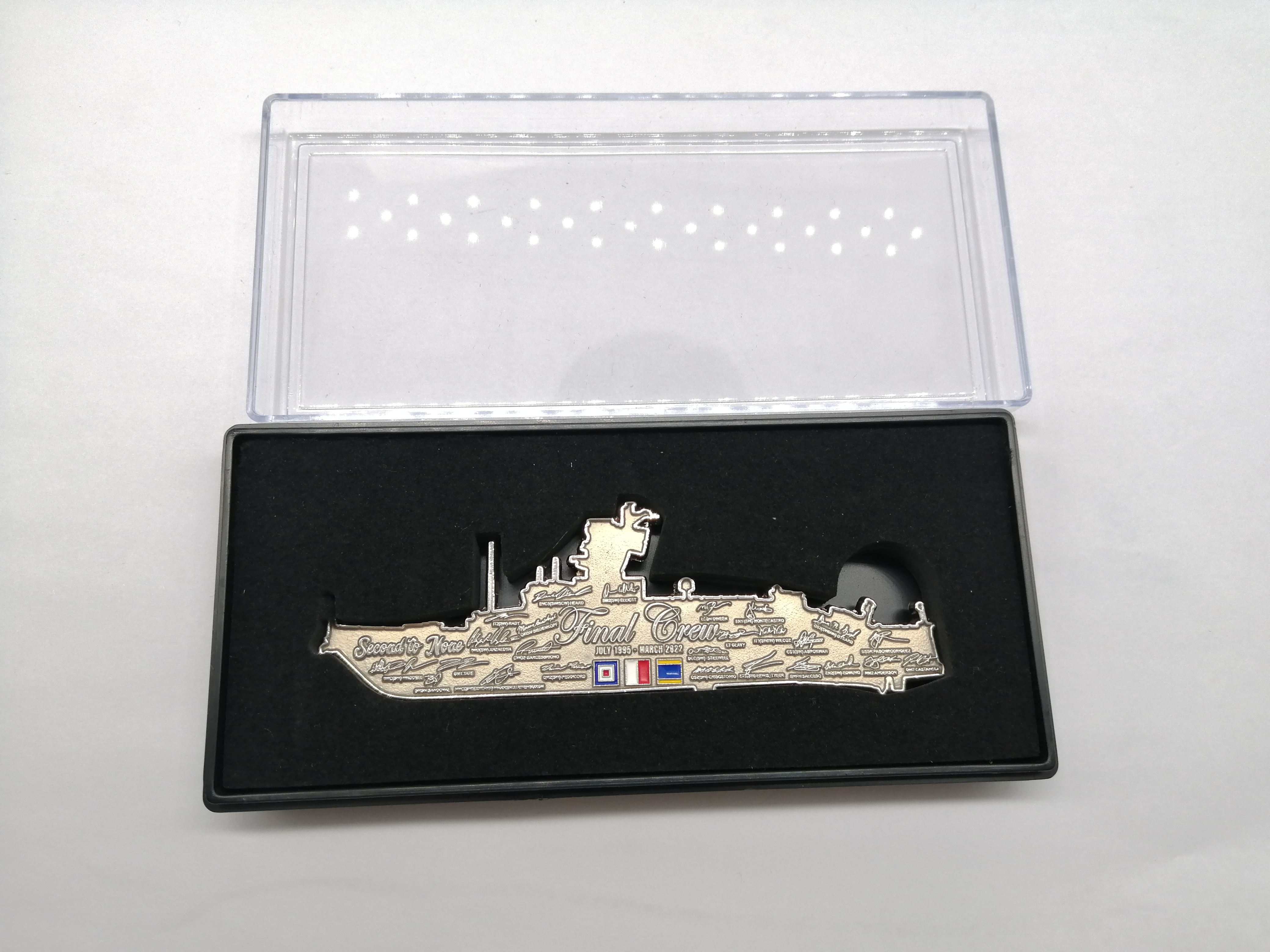 Custom Metal USS Whirlwind Navy Ship Challenge Coins