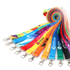 Customized Advertising Colorful Polyester Sublimation Lanyard