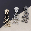 Wholesale Creative Custom Metal Zipper Pullers for Garment