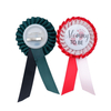 Party Decoration Award Rosette Button Badge with Ribbon 