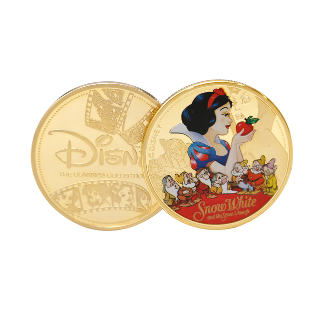  Disney Princess Snow White & Sleeping Beautiy Gold Coin