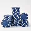 Customised Plastic ABS Golf Ball Marker Poker Chip Set 