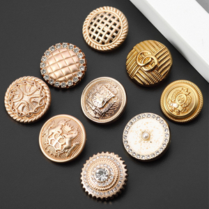China Wholesale Customized Logo Sewing Metal Buttons