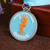 Custom Swimming Academy Level 1/2/3 Passed Soft PVC Medal 