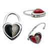 Custom Logo Heart Shape Handbag Hanger Purse Hook 
