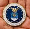 Personalized 3D US Or Royal Air Force Challenge Coins