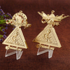 Custom Gold Knowledge/ King Guardians Metal Pendant Necklace