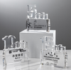 Cost-effective Blank Acrylic Trophy With Custom Laser Logo 