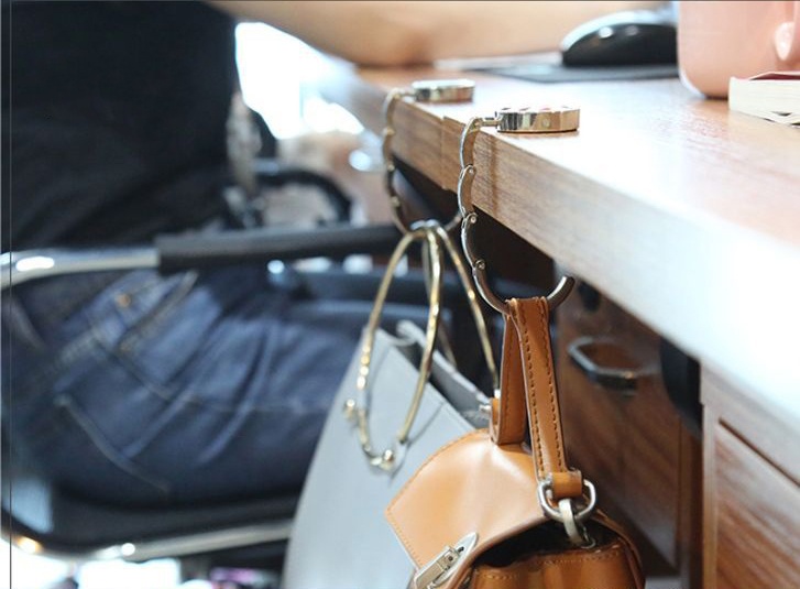 office mirror bag hanger