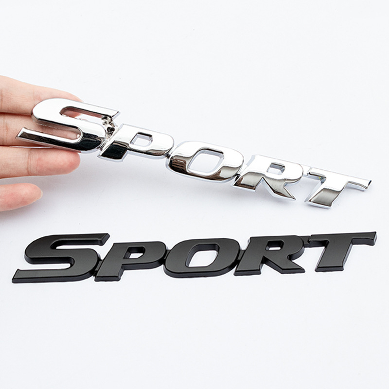sport letter car emblem 