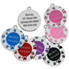 Personalized Metal Fashion Round Dog Tag With Pet Name/Phone