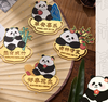 Customized Wholesale Panda Blessing Gift Metal Bookmarks 